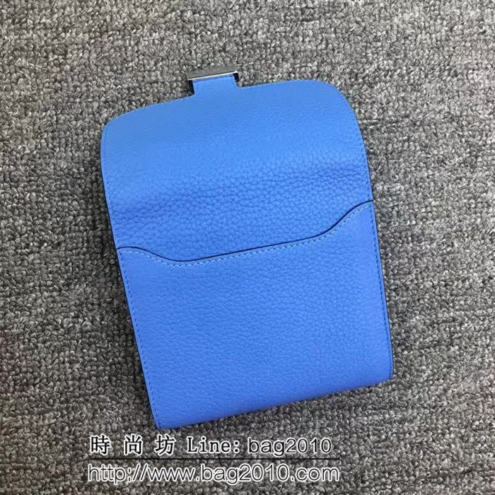 HERMES愛馬仕 H扣短款 togo皮錢包 迷你康康 空姐短錢包 JD1085